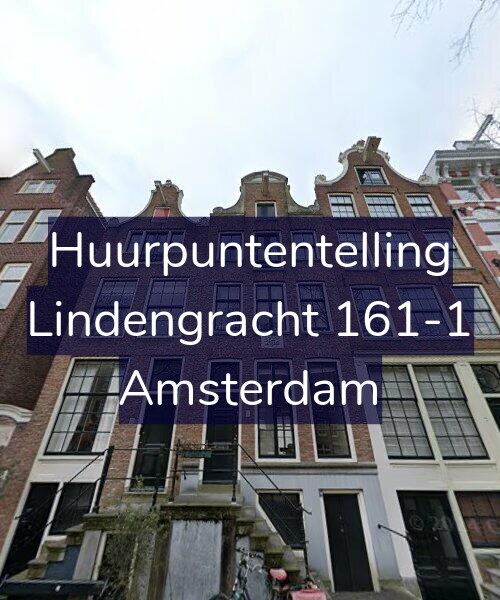 Foto gevel Huurpuntentelling voor Lindengracht 161-1, Amsterdam