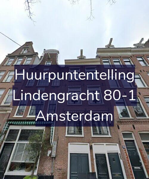 Foto gevel Huurpuntentelling voor Lindengracht 80-1, Amsterdam