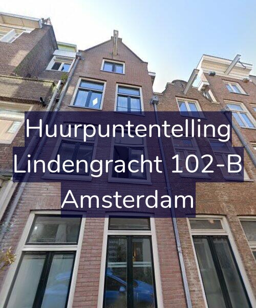 Foto gevel Huurpuntentelling voor Lindengracht 102-B, Amsterdam