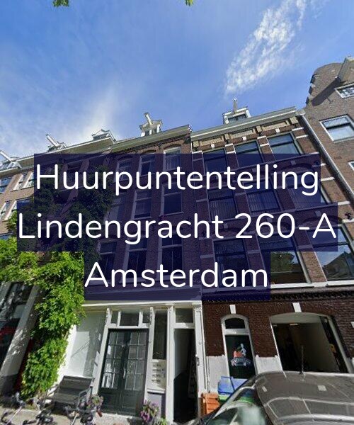 Foto gevel Huurpuntentelling voor Lindengracht 260-A, Amsterdam