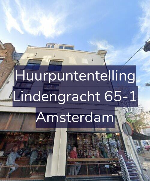 Foto gevel Huurpuntentelling voor Lindengracht 65-1, Amsterdam