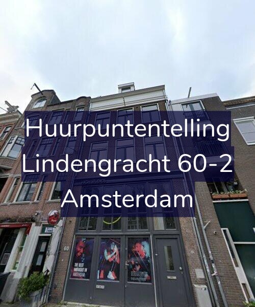 Foto gevel Huurpuntentelling voor Lindengracht 60-2, Amsterdam