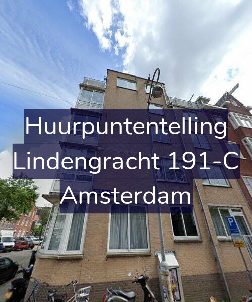 Foto gevel Huurpuntentelling voor Lindengracht 191-C, Amsterdam
