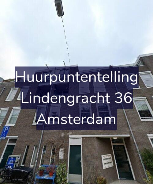 Foto gevel Huurpuntentelling voor Lindengracht 36, Amsterdam