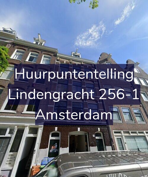 Foto gevel Huurpuntentelling voor Lindengracht 256-1, Amsterdam