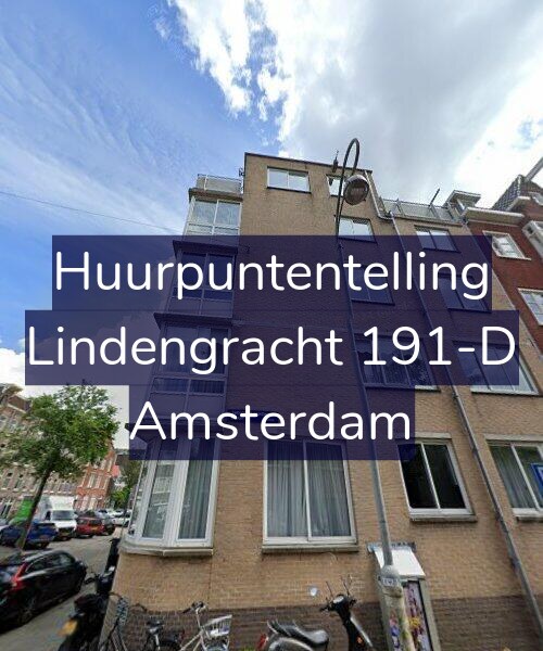 Foto gevel Huurpuntentelling voor Lindengracht 191-D, Amsterdam