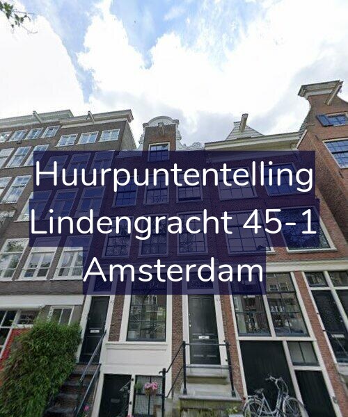 Foto gevel Huurpuntentelling voor Lindengracht 45-1, Amsterdam