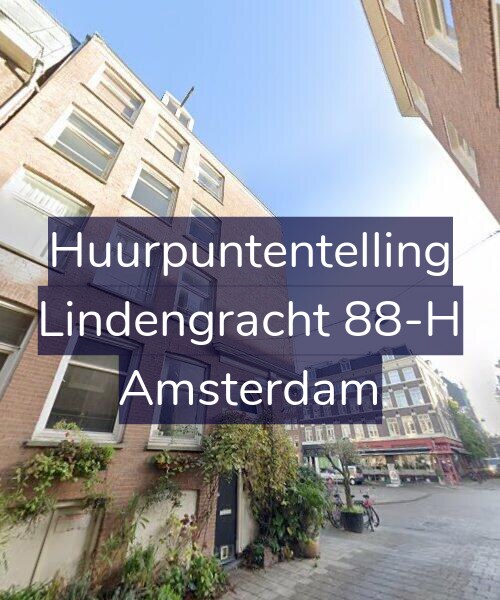 Foto gevel Huurpuntentelling voor Lindengracht 88-H, Amsterdam