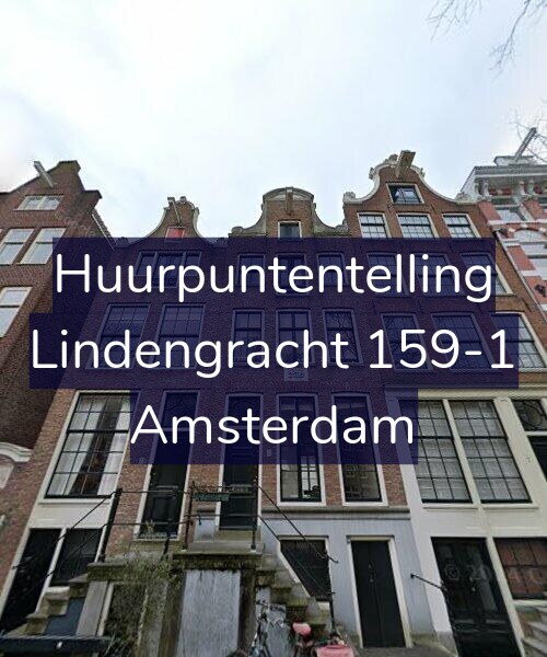 Foto gevel Huurpuntentelling voor Lindengracht 159-1, Amsterdam
