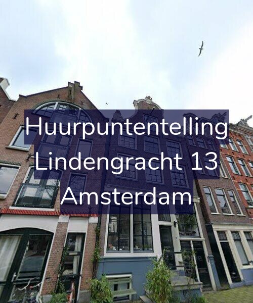 Foto gevel Huurpuntentelling voor Lindengracht 13, Amsterdam