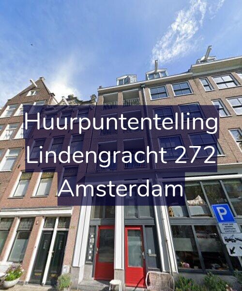 Foto gevel Huurpuntentelling voor Lindengracht 272, Amsterdam