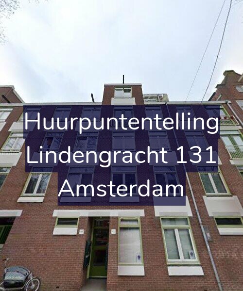 Foto gevel Huurpuntentelling voor Lindengracht 131, Amsterdam