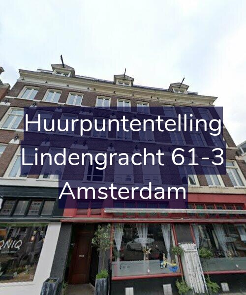 Foto gevel Huurpuntentelling voor Lindengracht 61-3, Amsterdam