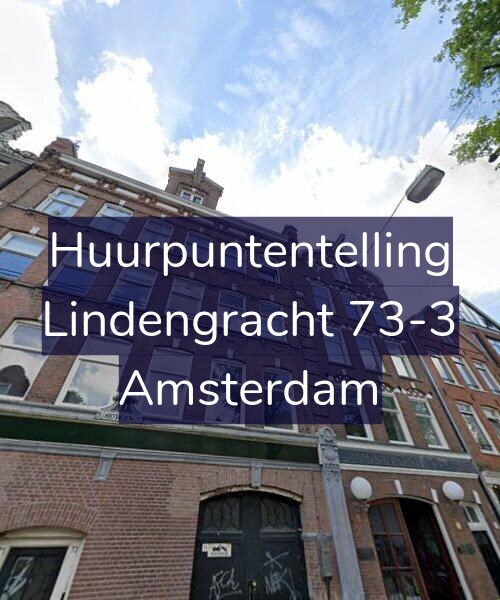 Foto gevel Huurpuntentelling voor Lindengracht 73-3, Amsterdam