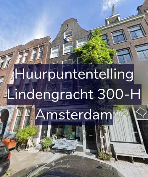 Foto gevel Huurpuntentelling voor Lindengracht 300-H, Amsterdam