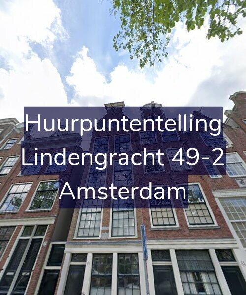 Foto gevel Huurpuntentelling voor Lindengracht 49-2, Amsterdam