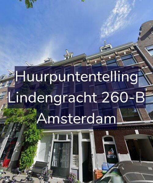 Foto gevel Huurpuntentelling voor Lindengracht 260-B, Amsterdam