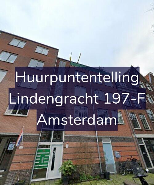 Foto gevel Huurpuntentelling voor Lindengracht 197-F, Amsterdam