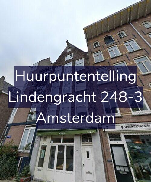 Foto gevel Huurpuntentelling voor Lindengracht 248-3, Amsterdam