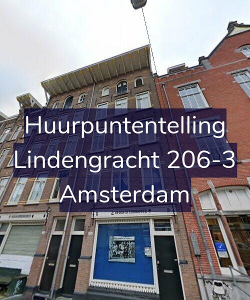 Foto gevel Huurpuntentelling voor Lindengracht 206-3, Amsterdam