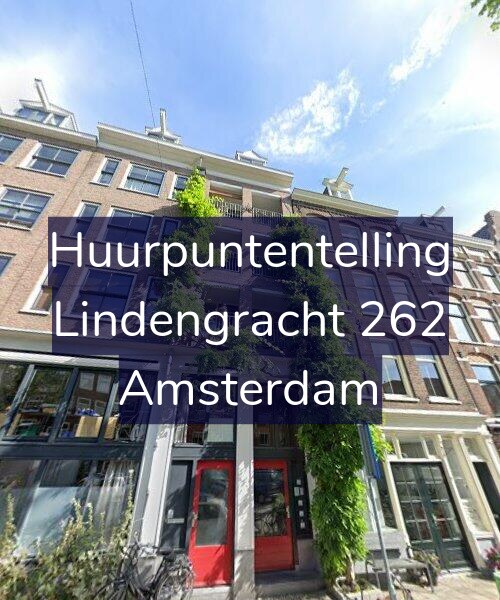 Foto gevel Huurpuntentelling voor Lindengracht 262, Amsterdam
