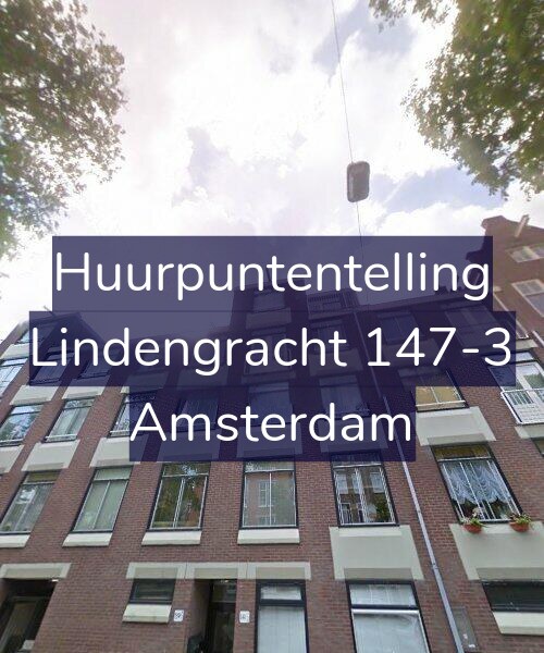 Foto gevel Huurpuntentelling voor Lindengracht 147-3, Amsterdam