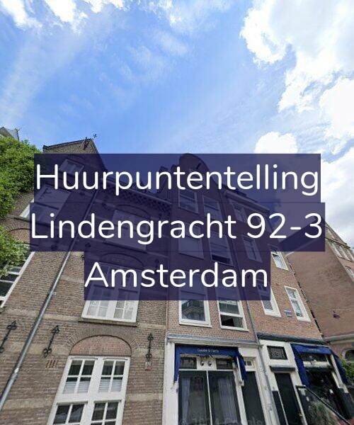 Foto gevel Huurpuntentelling voor Lindengracht 92-3, Amsterdam