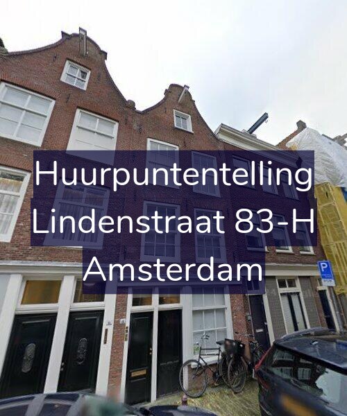 Foto gevel Huurpuntentelling voor Lindenstraat 83-H, Amsterdam