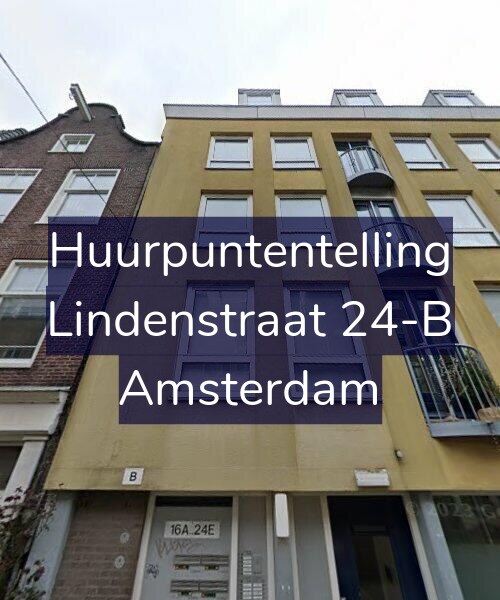 Foto gevel Huurpuntentelling voor Lindenstraat 24-B, Amsterdam