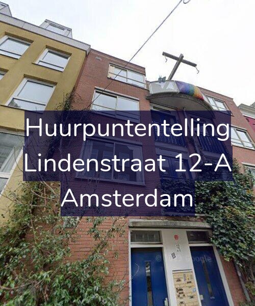 Foto gevel Huurpuntentelling voor Lindenstraat 12-A, Amsterdam