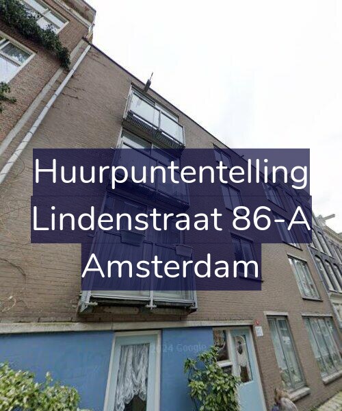 Foto gevel Huurpuntentelling voor Lindenstraat 86-A, Amsterdam
