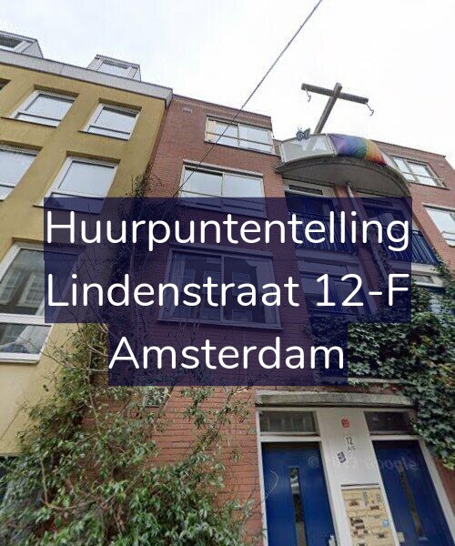 Foto gevel Huurpuntentelling voor Lindenstraat 12-F, Amsterdam