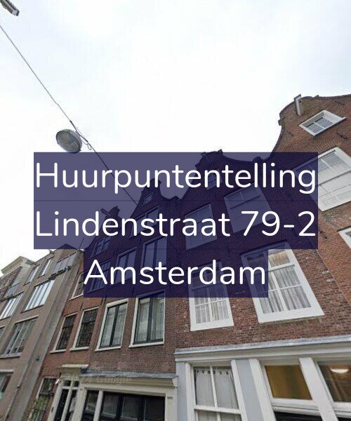 Foto gevel Huurpuntentelling voor Lindenstraat 79-2, Amsterdam