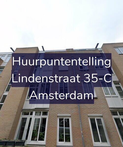Foto gevel Huurpuntentelling voor Lindenstraat 35-C, Amsterdam