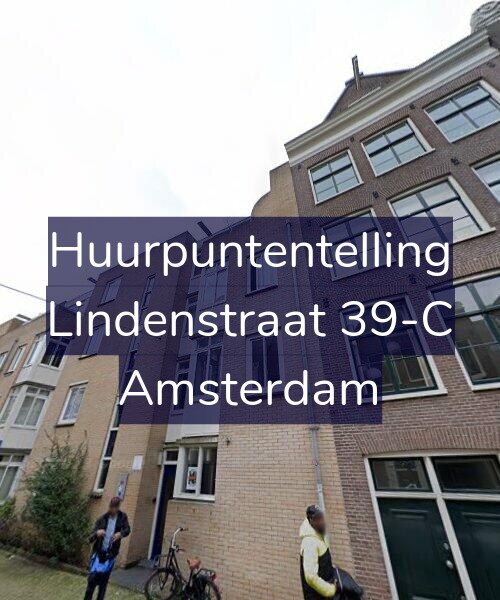 Foto gevel Huurpuntentelling voor Lindenstraat 39-C, Amsterdam