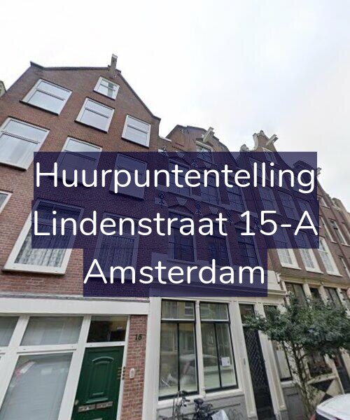 Foto gevel Huurpuntentelling voor Lindenstraat 15-A, Amsterdam