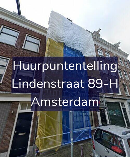 Foto gevel Huurpuntentelling voor Lindenstraat 89-H, Amsterdam