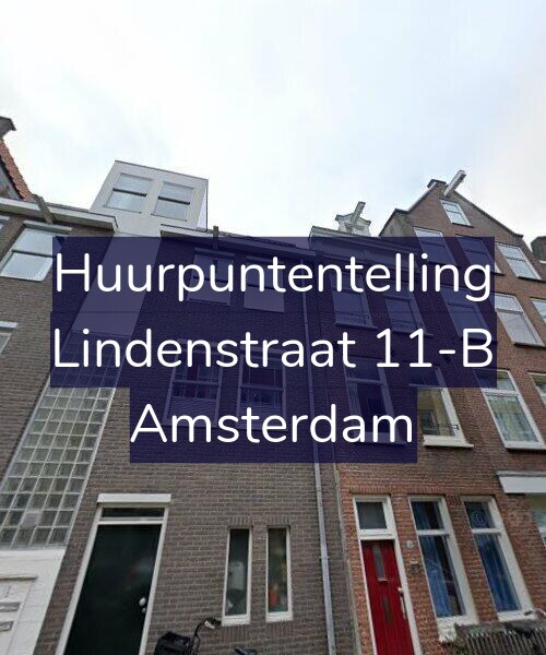 Foto gevel Huurpuntentelling voor Lindenstraat 11-B, Amsterdam