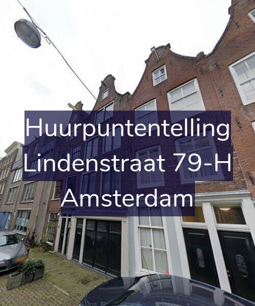 Foto gevel Huurpuntentelling voor Lindenstraat 79-H, Amsterdam