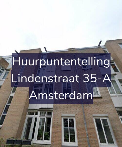 Foto gevel Huurpuntentelling voor Lindenstraat 35-A, Amsterdam