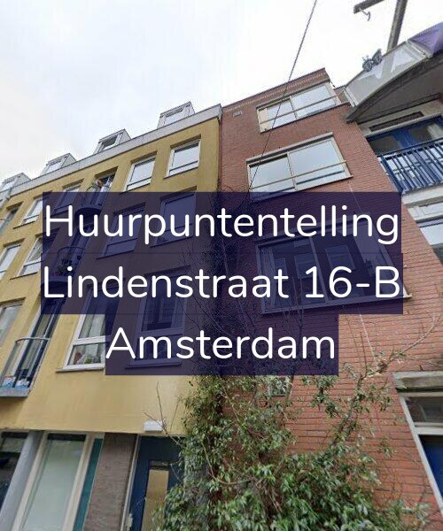 Foto gevel Huurpuntentelling voor Lindenstraat 16-B, Amsterdam