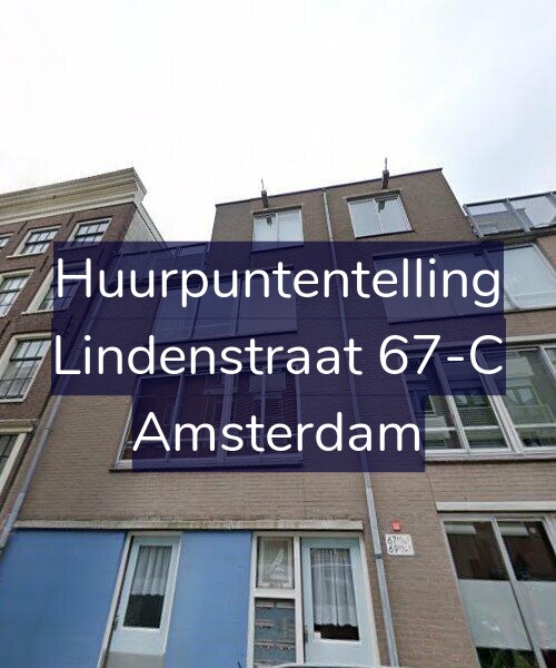 Foto gevel Huurpuntentelling voor Lindenstraat 67-C, Amsterdam