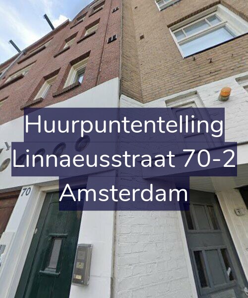 Foto gevel Huurpuntentelling voor Linnaeusstraat 70-2, Amsterdam