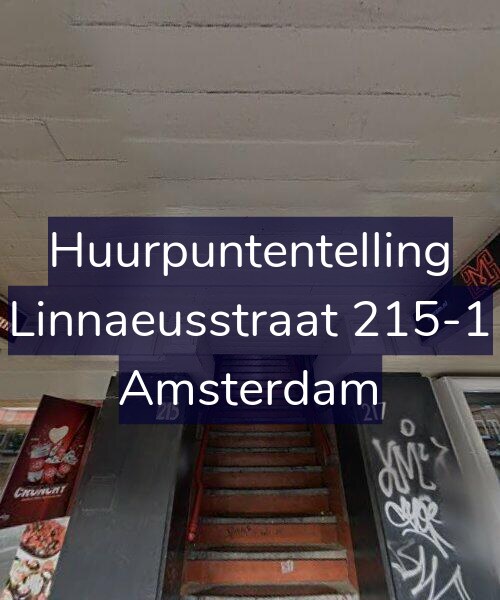 Foto gevel Huurpuntentelling voor Linnaeusstraat 215-1, Amsterdam