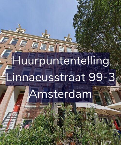 Foto gevel Huurpuntentelling voor Linnaeusstraat 99-3, Amsterdam