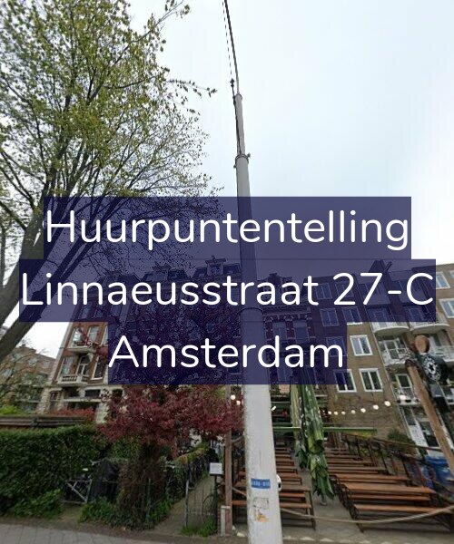 Foto gevel Huurpuntentelling voor Linnaeusstraat 27-C, Amsterdam