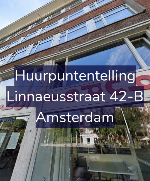 Foto gevel Huurpuntentelling voor Linnaeusstraat 42-B, Amsterdam