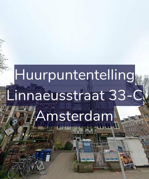 Foto gevel Huurpuntentelling voor Linnaeusstraat 33-C, Amsterdam