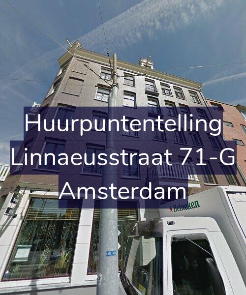 Foto gevel Huurpuntentelling voor Linnaeusstraat 71-G, Amsterdam