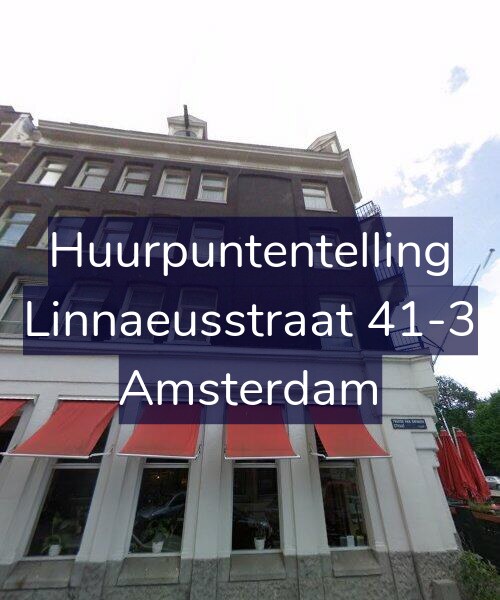 Foto gevel Huurpuntentelling voor Linnaeusstraat 41-3, Amsterdam